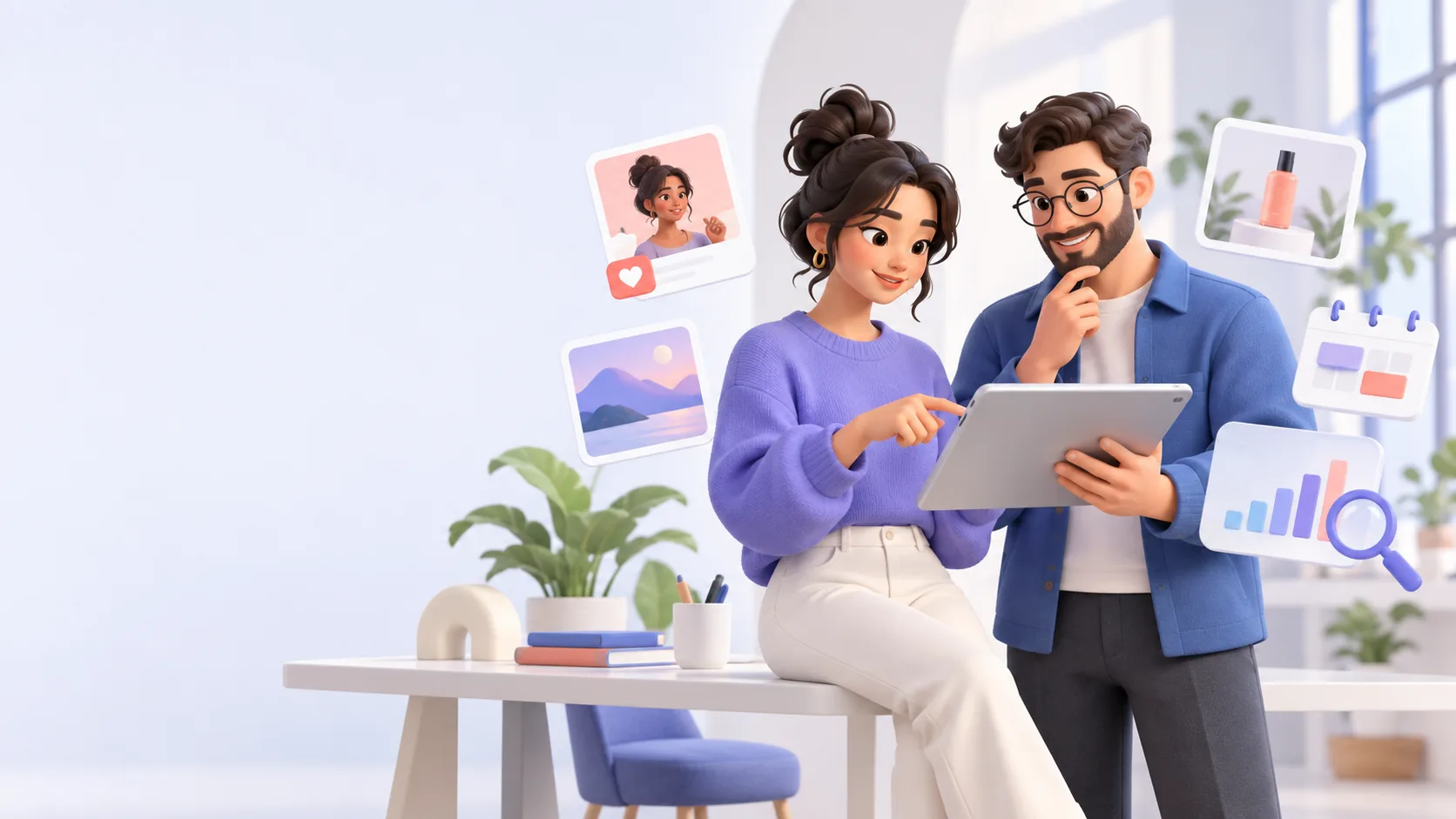 Creator chuẩn bị nội dung cho chiến dịch hợp tác với thương hiệu